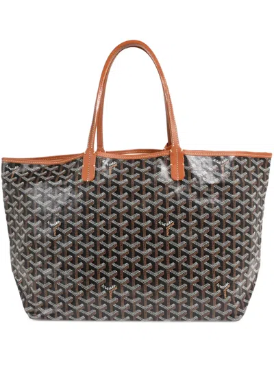 Pre-owned Goyard 2012 Saint Louis Pm Tote Bag In Black