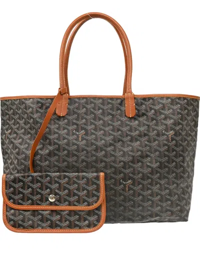 Pre-owned Goyard 2012 Saint Louis Pm Tote Bag In Black