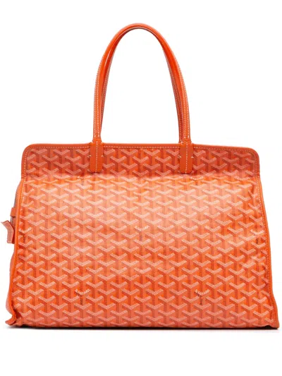 Pre-owned Goyard 2013 Ine Sac Hardy Pet Carrier Pm Travel Bag