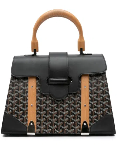 Pre-owned Goyard 2013 Ine Saigon Structured Mm Satchel