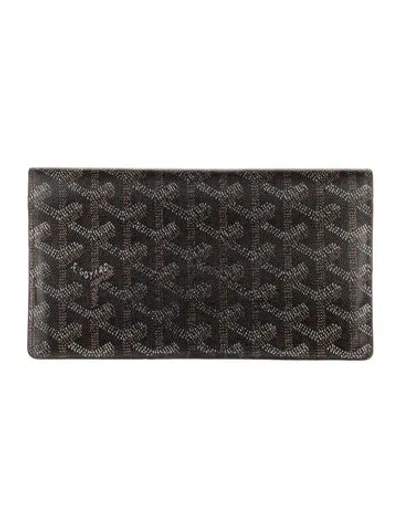Pre-owned Goyard 2013 Richelieu Continental Wallet In Black