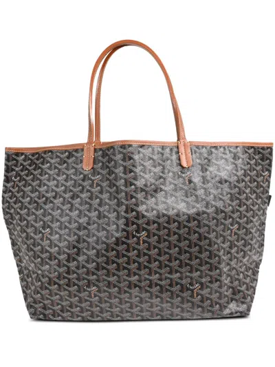 Pre-owned Goyard 2013 Saint Louis Gm Tote Bag In Black