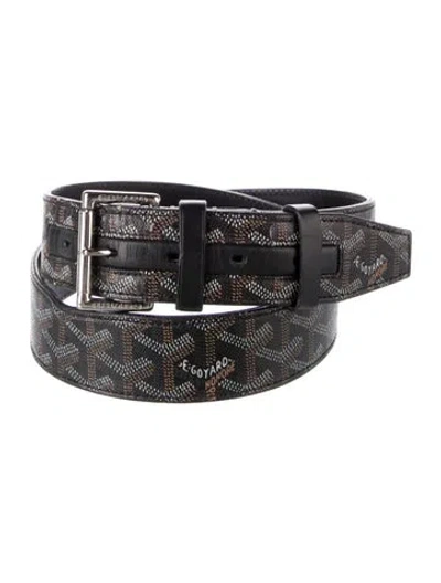 Pre-owned Goyard 2014 Florida Belt In Black