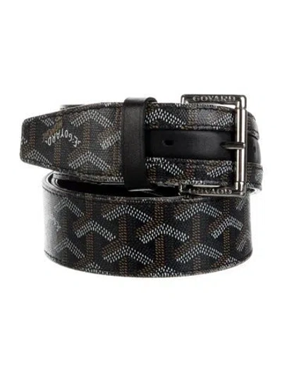 Pre-owned Goyard 2014 Ine Belt In Black