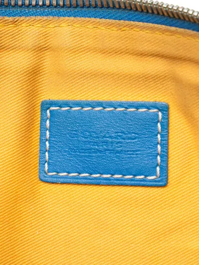 Pre-owned Goyard 2014 Ine Senat Gm Clutch Bag In Blue