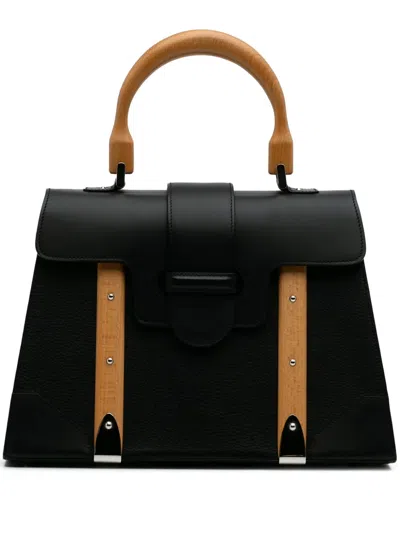 Pre-owned Goyard 2014 Leather Saigon Structured Mm Satchel