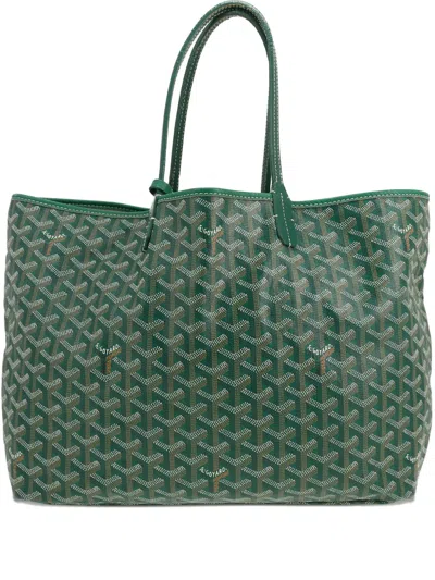 Pre-owned Goyard 2014 Saint-louis Tote Bag In Green