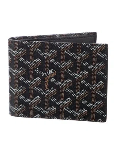 Pre-owned Goyard 2015 Ine Bifold Wallet W/ Tags In Black