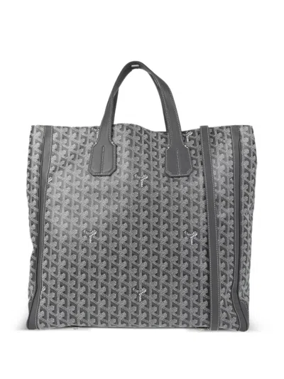 Pre-owned Goyard 2015 Voltaire Tote Bag In Grey