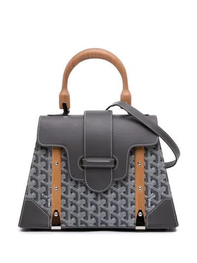 Pre-owned Goyard 2016 Ine Saigon Structured Pm Satchel