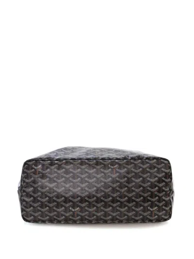 Pre-owned Goyard 2016 Ine Saint Louis Pm Tote Bag In Black