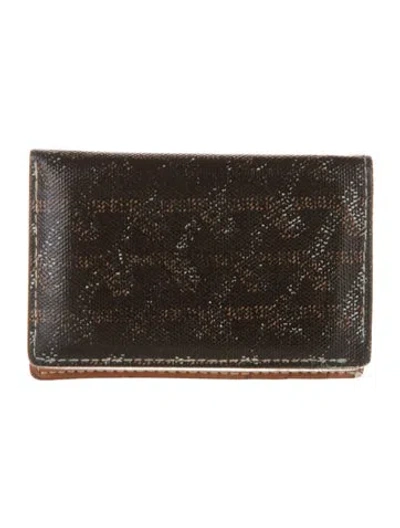 Pre-owned Goyard 2017 Ine Card Holder In Black
