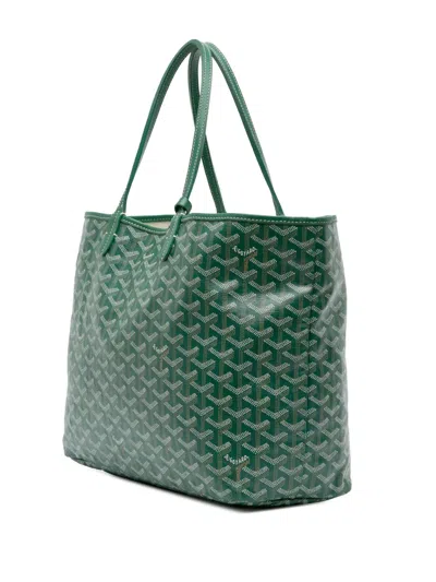 Pre-owned Goyard 2017 Ine Saint Louis Pm Tote Bag In Green