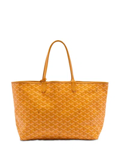 Pre-owned Goyard 2017 Ine Saint Louis Pm Tote Bag In Yellow