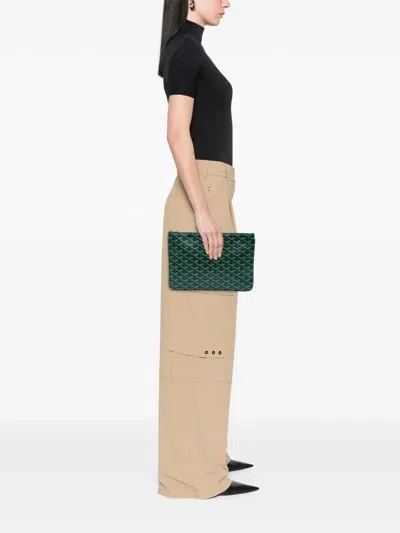 Pre-owned Goyard 2017 Ine Senat Mm Clutch Bag