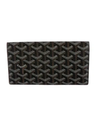 Pre-owned Goyard 2017 Richelieu Bifold Wallet In Black
