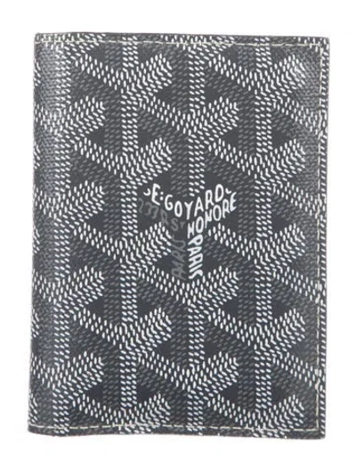Pre-owned Goyard 2017 Saint Marc Wallet In Gray
