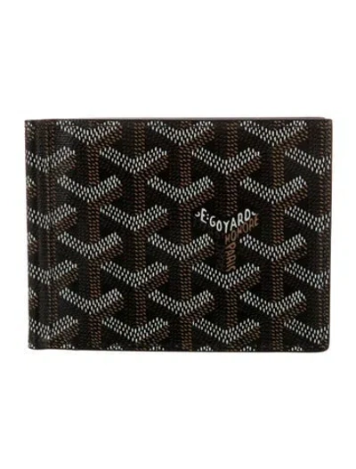 Pre-owned Goyard 2017 Saint Thomas Money Clip Wallet In Black