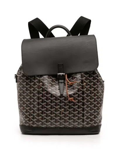 Pre-owned Goyard 2018 Ine Alpin Mm Backpack In Black