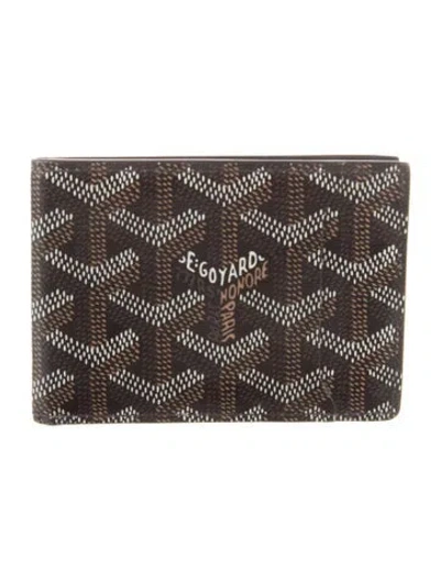 Pre-owned Goyard 2018 Ine Bifold Wallet In Black
