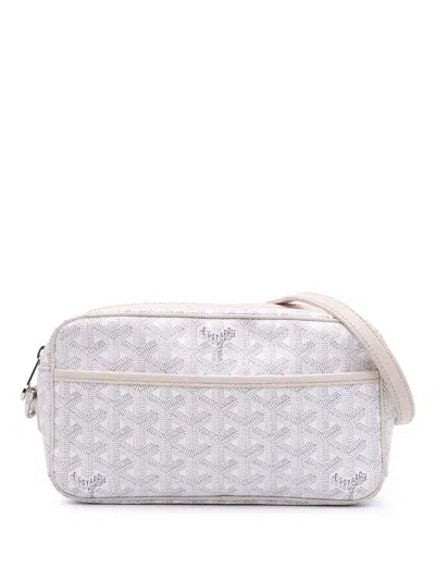 Pre-owned Goyard 2018 Ine Cap Vert Crossbody Bag In White