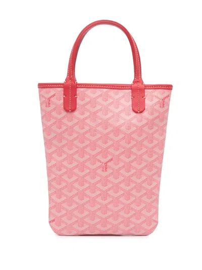 Pre-owned Goyard 2018 Ine Poitiers Handbag In Pink