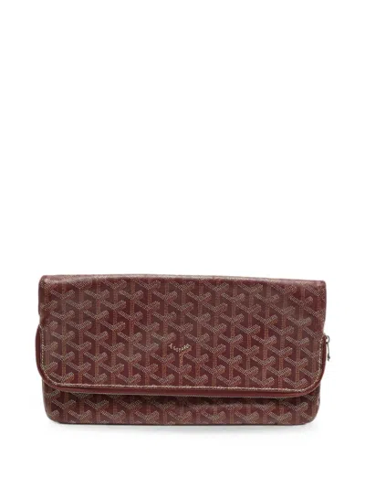 Pre-owned Goyard 2018 Sainte Marie Ine Clutch Bag In Brown