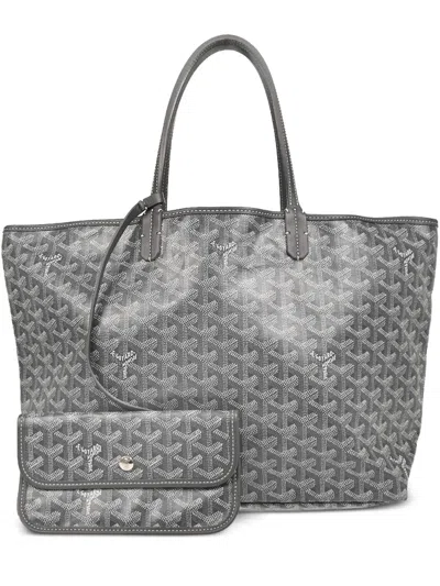Pre-owned Goyard 2018 St. Louis Pm Tote Bag In Gray