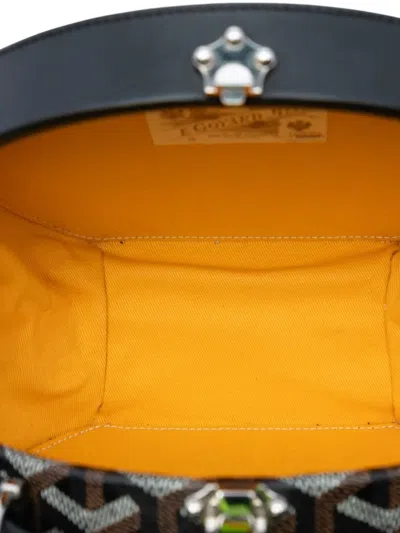 Pre-owned Goyard 2019-2025 Ine Alto Hatbox Trunk Bag Satchel In Black