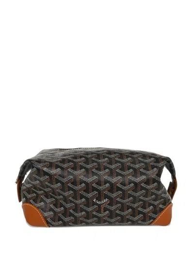 Pre-owned Goyard 2019 Boeing 25 Clutch Bag In Black