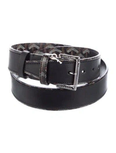 Pre-owned Goyard 2019 Ine Belt In Black