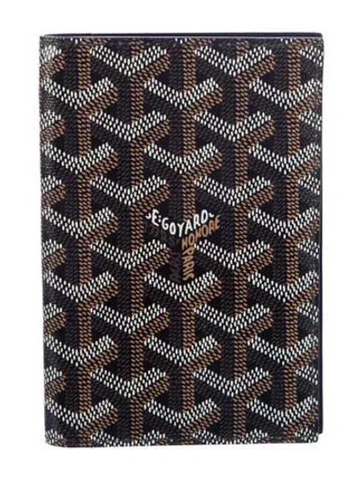 Pre-owned Goyard 2019 Ine Card Holder In Black