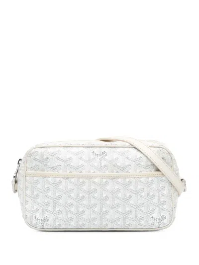 Pre-owned Goyard 2019 Ine Sac Cap Vert Crossbody Bag In White