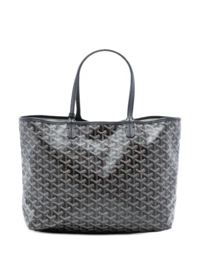 Pre-owned Goyard 2019 Ine Saint Louis Pm Tote Bag In Black
