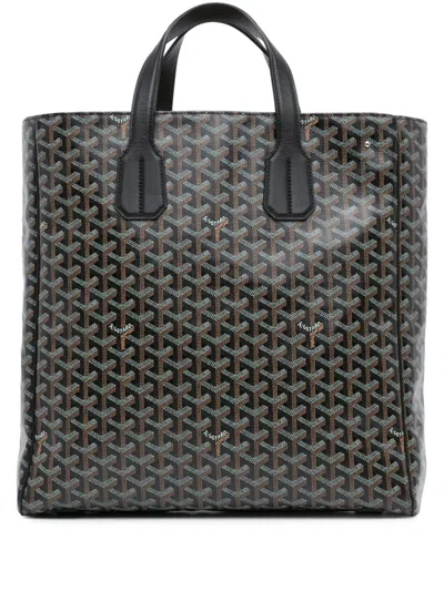 Pre-owned Goyard 2019 Ine Voltaire Satchel In Black