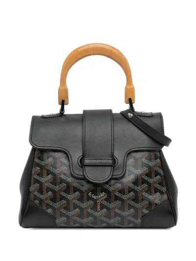 Pre-owned Goyard 2019 Mini Ine Saigon Souple Satchel In 黑色
