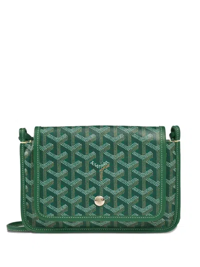 Pre-owned Goyard 2019 Plumet Shoulder Bag In Green