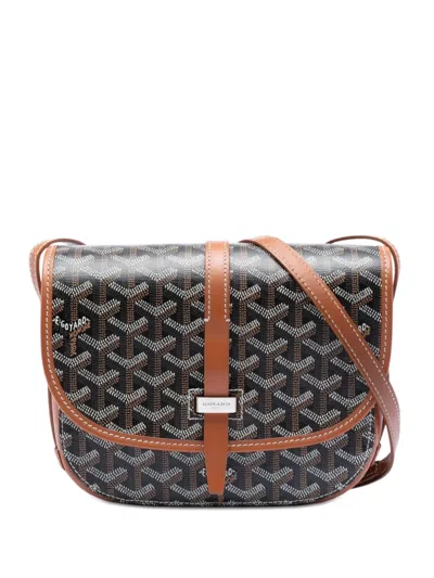 Pre-owned Goyard 2020 Ine Belvedere Pm Crossbody Bag In Black