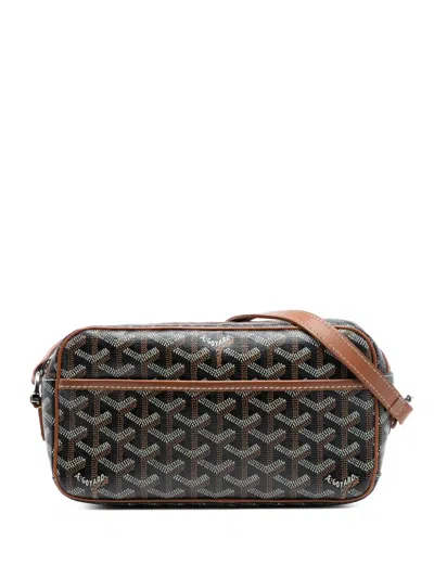 Pre-owned Goyard 2020 Ine Sac Cap Vert Crossbody Bag In Black