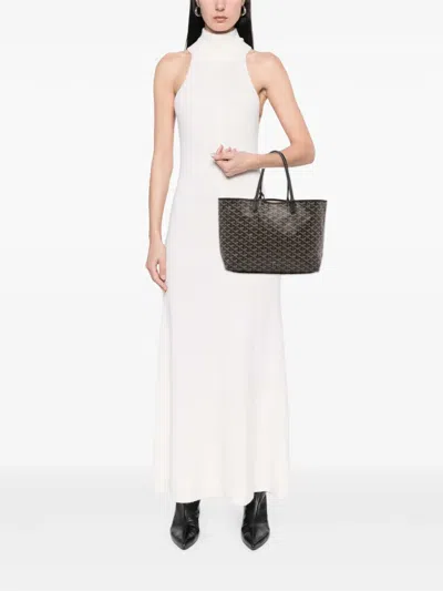 Pre-owned Goyard 2020 Ine Saint Louis Pm Tote Bag In Black