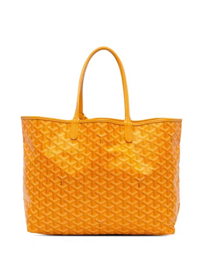 Pre-owned Goyard 2020 Ine Saint Louis Pm Tote Bag In Yellow