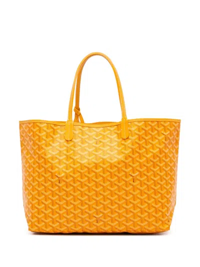 Pre-owned Goyard 2020 Ine Saint Louis Pm Tote Bag In Yellow