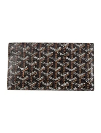 Pre-owned Goyard 2020 Richelieu Wallet In Black