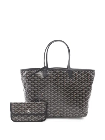 Pre-owned Goyard 2020's Sanlouis Pm Tote Bag In Black