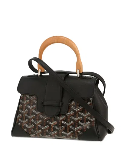 Pre-owned Goyard 2020s Mini Saigon Tote Bag In Black