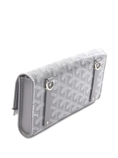 Pre-owned Goyard 2020s Monte Carlo Pouch In Gray