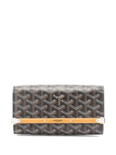 Pre-owned Goyard 2020s Monte Carlo Wallet In Brown