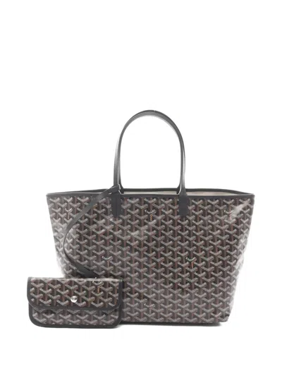 Pre-owned Goyard 2020s Pm Sanlouis Coated Canvas Tote Bag In Brown