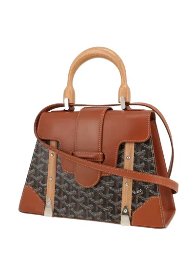 Pre-owned Goyard 2020s Saigon Tote Bag In Brown