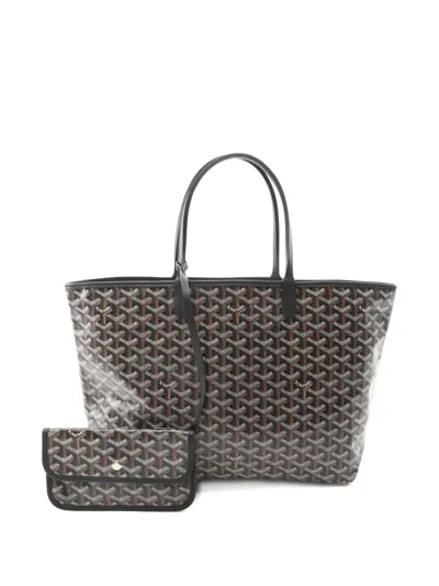 Pre-owned Goyard 2020s Saint Louis Pm Tote Bag In Brown